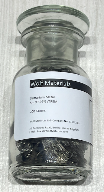 Samarium Metal - 100 Grams